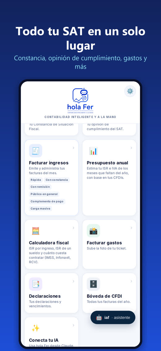 Documentos fiscales a la mano